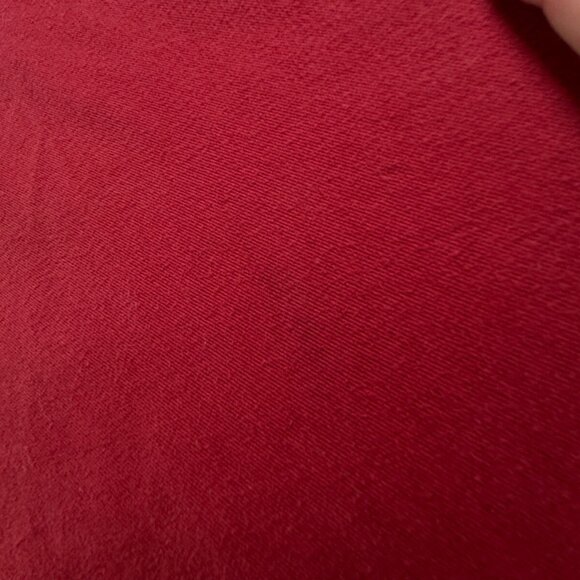 VTG Ralph Lauren Polo Bear Logo Combed Cotton Button Up Shirt Men Red Heavy Soft - Picture 14 of 16